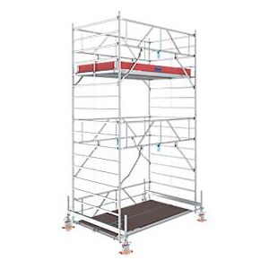 Alu-Fahrgerüst Stabilo Serie 500, 200 kg/m², TÜV-geprüft, gebremste Rollen, L 2500 x B 1500 x H 5500 mm