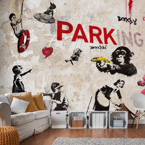 Artgeist Fototapete - [Banksy] Graffiti Collage