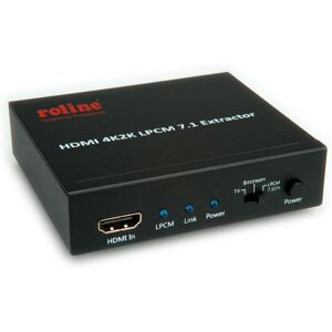 Roline HDMI 4K Audio Extraktor, LPCM 7.1