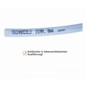 Technocold Kondensatschlauch PVC verstärkt 8x14 mm ID, 50 m Rolle