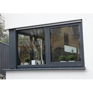 Scheurich Aluminium Fenster 1-flügelig - RAL 9016