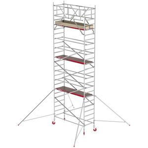 Altrex Fahrgerüst RS Tower 41 PLUS Aluminium ohne Safe-Quick® mit Holz-Plattform 8,20m AH breit 0,90x2,45m