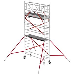 Altrex Fahrgerüst RS Tower 51 Aluminium mit Holz-Plattform 6,20m AH schmal 0,75x2,45m