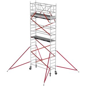 Altrex Fahrgerüst RS Tower 51 Aluminium mit Holz-Plattform 7,20m AH schmal 0,75x1,85m