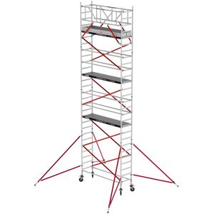 Altrex Fahrgerüst RS Tower 51 Aluminium mit Holz-Plattform 9,20m AH schmal 0,75x1,85m