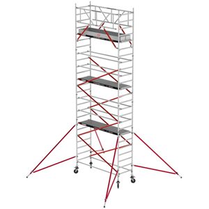 Altrex Fahrgerüst RS Tower 51 Plus Aluminium 0,90m breiter Rahmen mit Fiber-Deck Plattform 9,20m AH 0,90x1,85m