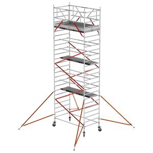 Altrex Fahrgerüst RS Tower 52 Aluminium mit Fiber-Deck Plattform 8,20m AH 1,35x1,85m