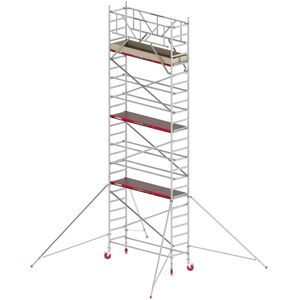 Altrex Fahrgerüst RS Tower 41 Alu mit Holz-Plattform 8,20m AH breit 0,75x1,85m