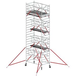 Altrex Fahrgerüst RS Tower 52-S Aluminium mit Safe-Quick und Holz-Plattform 8,20m AH 1,35x3,05m