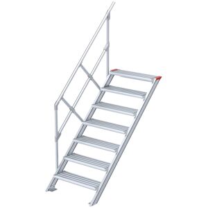 Euroline 510 Treppe 45° 800mm Stufenbreite 7 Stufen