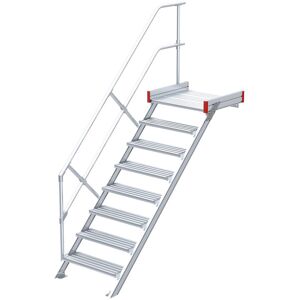 Euroline 511 Podesttreppe 45° 800mm Stufenbreite 8 Stufen