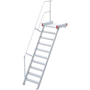 Euroline 511 Podesttreppe 60° 1000mm Stufenbreite 10 Stufen