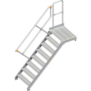 Layher 112 Treppe mit Plattform 45° 80cm 8 Stufen