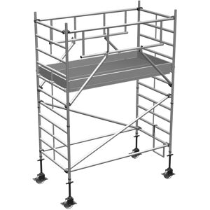 Zarges Fahrgerüst MultiTower S-PLUS 2T doppelte Plattformbreite 2,50m Plattformlänge 4,45m AH