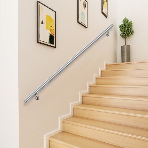 VEVOR Treppenhandlauf Treppengeländer 3ft Edelstahl Handläufe für Treppen 90CM Treppengeländer Edelstahl Handlauf Geländer