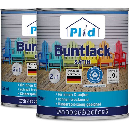 Plid Premium Buntlack Holzfarbe Türenlack Möbellack Moosgrün