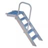 Scafom-rux Alu Podest-Treppe Rux Ringscaff 1 m, mit Aufstiegshilfe einseitig