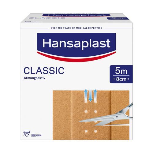 Hansaplast® Classic 5 m x 8 cm 1 St Pflaster
