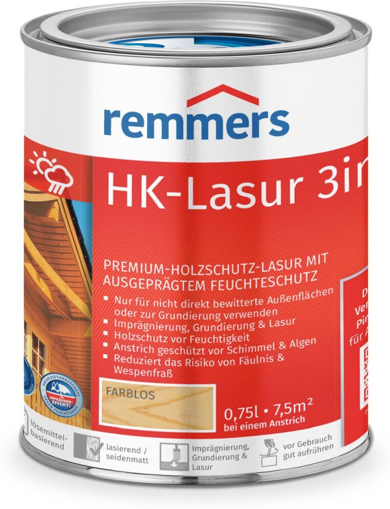 Remmers HK-Lasur 3in1, farblos, 0.75 l