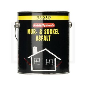 Borup Kemi A/S Borup Mur & Sokkelasfalt  + primer Til Tagtæt 1lt