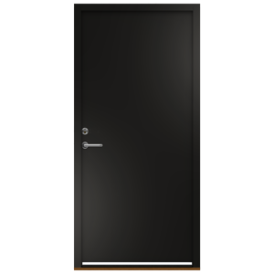 SWEDOOR CleverLine P-1200 H udadgående - incl karm Sort ncs s 9000