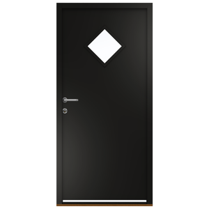 SWEDOOR CleverLine P-900 H - incl karm Sort ncs s 9000