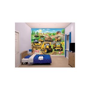 Walltastic Min første JCB tapet 243 x 305 cm