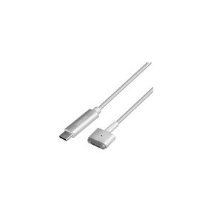 LogiLink PA0226, 1,8 m, USB C, MagSafe 2, Sølv