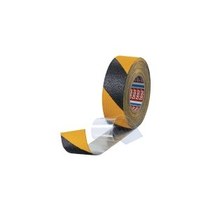 Skridsikker tape Tesa 60955, 50 mm x 18 m, gul/sort