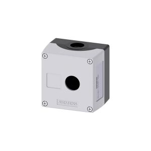 Siemens 3SU1801-0AA00-0AB1 Tomt hus 1 installationspunkt (L x B x H) 85 x 85 x 64 mm Tom Grå 1 stk