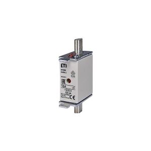 CSDK-SL Sikring NH00 16A gG, 500V AC, brydeevne 120kA, Standard IEC 60269-1, IEC 60269-2. Med status indikator - (3 stk.)