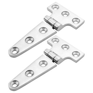 2 stk Heavy Duty T Hinge 316 Rustfrit Stål Marine Grade Støbehængsel Dørluge Hængsel Båd