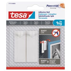 Tesa Powerstrips Klæbesøm 1 Kg 2-Pak I Hvid