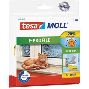 Tesamoll® Silikonetætningsliste E-Profil 9mx9mmx4mm Hvid