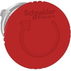 Schneider Electric Schneider Harmony Zb4bs844 Nødstopshoved Med Tryk-Drej På Ø40 Mm I Rød