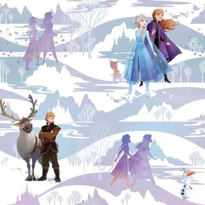 Noordwand Kids at Home tapet Frozen Scene lilla