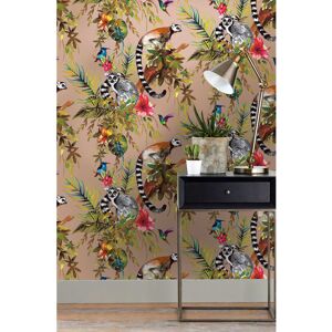 DUTCH WALLCOVERINGS tapet Lemur rosenguld