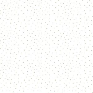 Noordwand tapet Mondo Baby Confetti Dots hvid grå og beige
