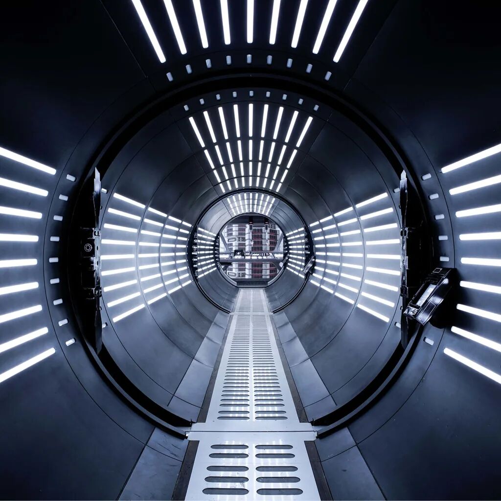 Komar vægudsmykning Star Wars Tunnel 368x254 cm sort