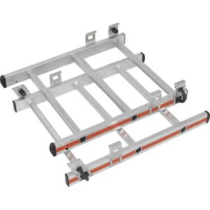 HYMER Juego de ampliación para el ajuste de altura, para escalera de plataforma de aluminio, 2 x 3 peldaños estrechos