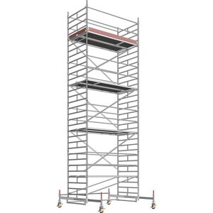 Layher Andamio rodante universal, modelo ancho, altura de andamio 8,61 m