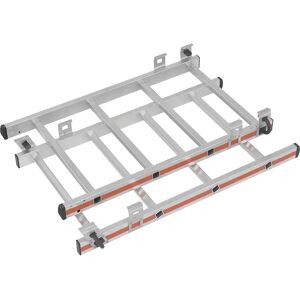 HYMER Juego de ampliación para el ajuste de altura, para escalera de plataforma de aluminio, 2 x 4 peldaños estrechos