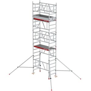 Altrex Andamio rodante de montaje rápido MiTOWER Plus, plataforma Fiber-Deck®, altura de trabajo 6 m