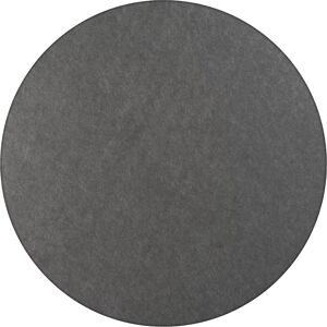 eurokraft basic Placa de techo acústica, fieltro PET, Ø 1200 mm, forma redonda, gris oscuro, a partir de 5 unid.