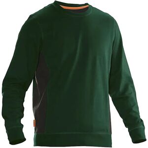 Leipold+Döhle Sudadera, verde y negro, talla XXXXL