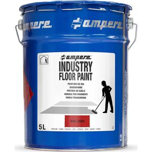 Ampere Pintura para marcar suelos Industry Floor Paint®, contenido 5 l, rojo