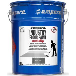 Ampere Pintura para marcar suelos Industry Floor Paint antislip®, contenido 5 l, gris