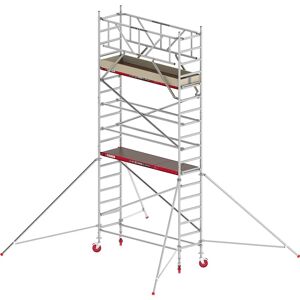 Altrex Andamio rodante RS TOWER 41 estrecho, plataforma de madera, longitud 1,85 m, altura de trabajo 6,20 m