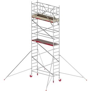 Altrex Andamio rodante RS TOWER 41 estrecho, plataforma de madera, longitud 2,45 m, altura de trabajo 7,20 m