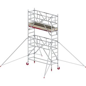 Altrex Andamio rodante RS TOWER 41 estrecho con Safe-Quick®, plataforma de madera, longitud 1,85 m, altura de trabajo 5,20 m